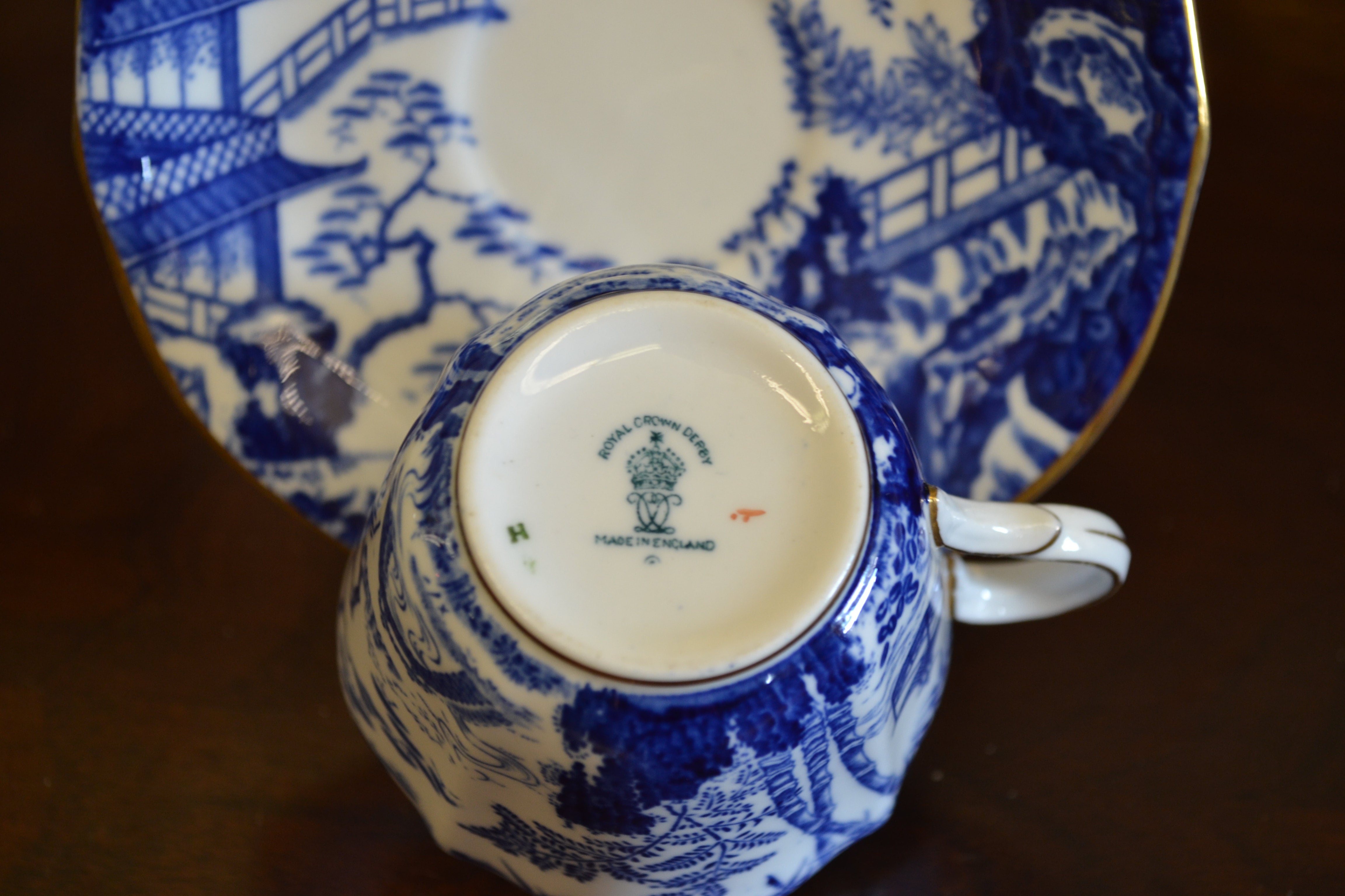 Royal Crown Derby Blue Mikado | Copper Town Treasures Royal Crown Derby Blue Mikado | Copper Town Treasures